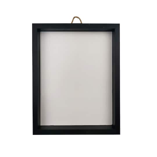 6 Pack: 8&#x22; x 10&#x22; White Plaque with Black Frame by Make Market&#xAE;